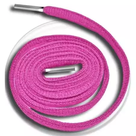 Lacets ronds en rose fushia pour vos chaussures Lacets ronds en rose fushia pour vos chaussures