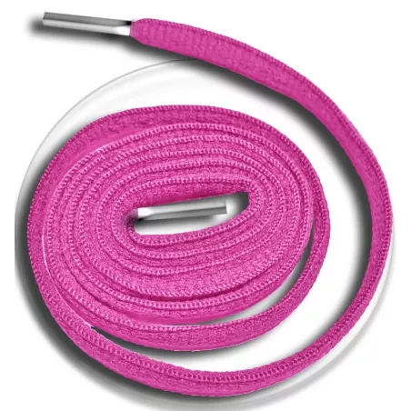 Lacets de chaussures roses fushia, ronds, en couleur et…