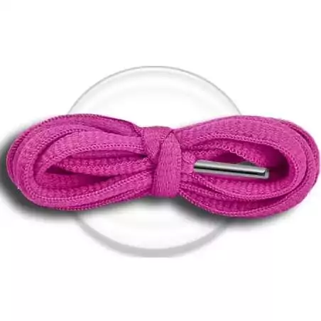 Lacets ronds en rose fushia pour vos chaussures Lacets ronds en rose fushia pour vos chaussures