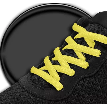 Lacets de chaussures couleur jaune ronds fantaisie colorés…