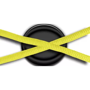 Lacets de chaussures couleur jaune ronds fantaisie colorés…