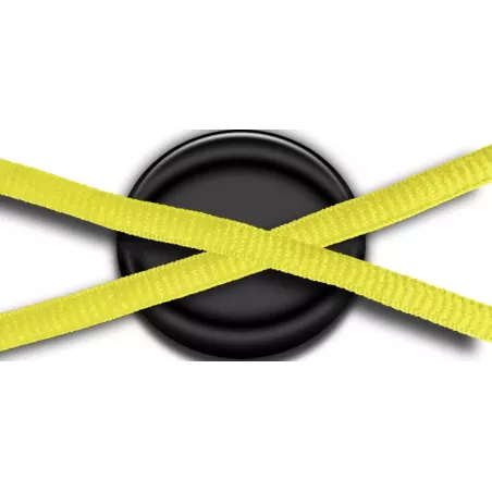 Lacets de chaussures couleur jaune ronds fantaisie colorés…