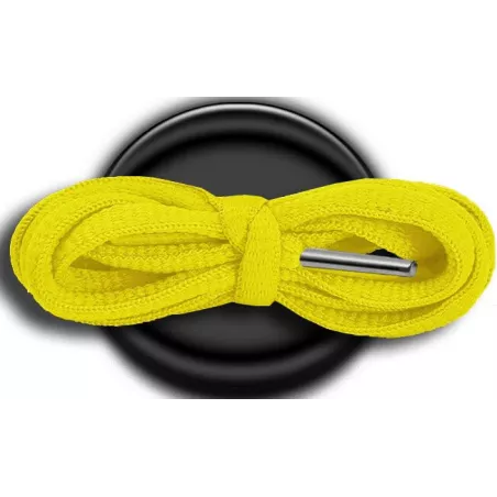Lacets de chaussures couleur jaune ronds fantaisie colorés…