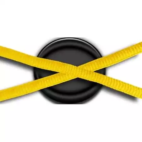 Lacets ronds en jaune safran pour vos chaussures Lacets ronds en jaune safran pour vos chaussures