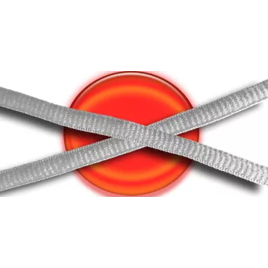 Lacets de chaussures gris pâles, gris souris, ronds en…