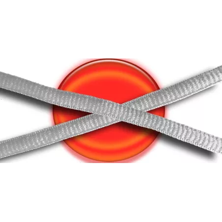 Lacets de chaussures gris pâles, gris souris, ronds en…