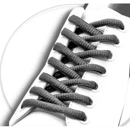 Lacets ronds en gris sombre pour vos chaussures Lacets ronds en gris sombre pour vos chaussures