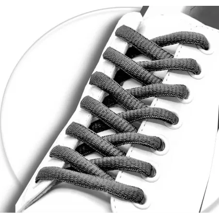 Lacets de chaussures roses framboise en couleur ronds…