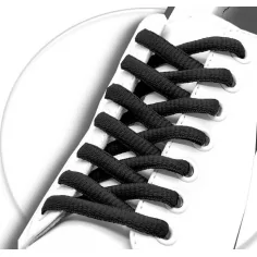 Lacets ronds noirs pour vos chaussures 2