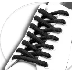 Lacets ronds&nbsp;noirs pour vos chaussures 2