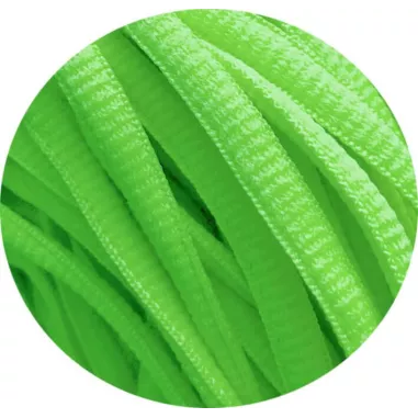 Lacets de chaussures verts pomme, ronds en couleur et…