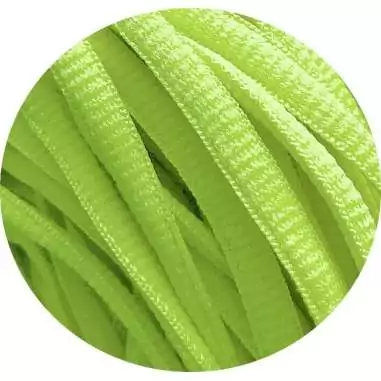 Lacets ronds coloris vert pistache pour vos chaussures