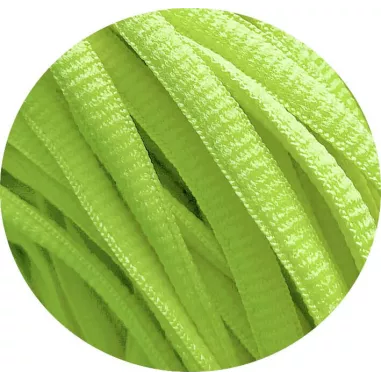 Lacets de chaussures plats verts pistache crées sur mesure