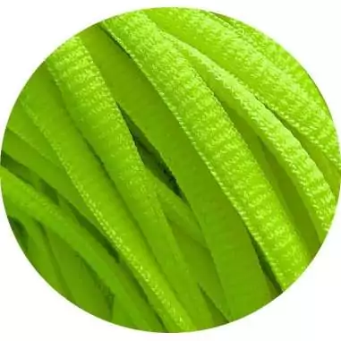 Lacets ronds vert anis pour vos chaussures