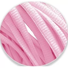 Lacets ronds en rose pâle pour vos chaussures 2
