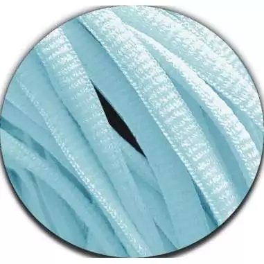 Lacets ronds en bleu pâle pour vos chaussures