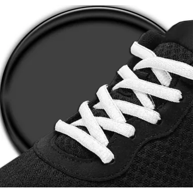 Lacets ronds en blanc pour vos chaussures