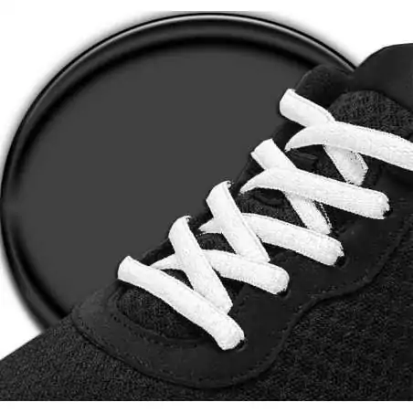 Lacets ronds en blanc pour vos chaussures Lacets ronds en blanc pour vos chaussures