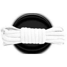 Lacets ronds en blanc pour vos chaussures