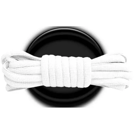Lacets ronds en blanc pour vos chaussures