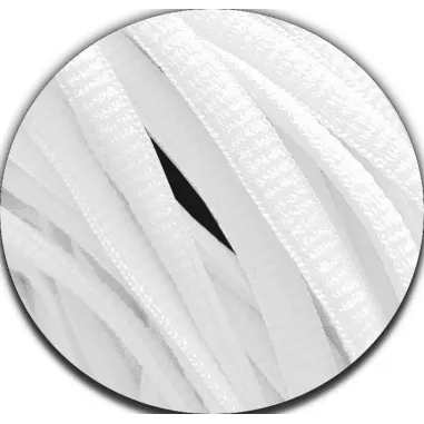 Lacets ronds en blanc pour vos chaussures