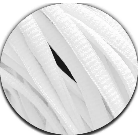 Lacets ronds en blanc pour vos chaussures