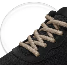 Lacets de chaussures bruns, ronds en couleur et fantaisie… 2