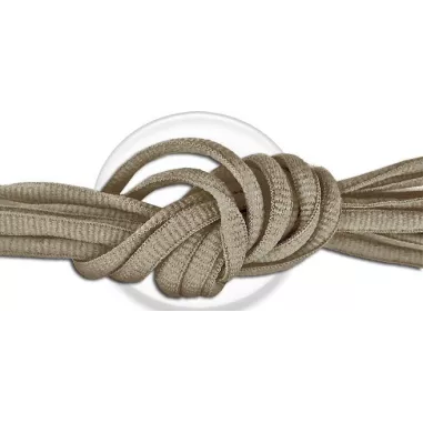 Lacets de chaussures bruns, ronds en couleur et fantaisie…