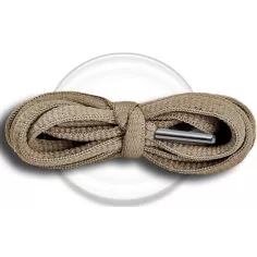 Lacets de chaussures bruns, ronds en couleur et fantaisie…