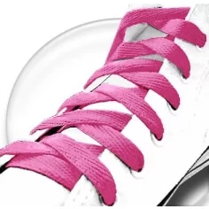 Lacets en rose fushia pour vos chaussures 2