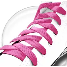 Lacets roses fushia colorés, originaux et fantaisie en… 2