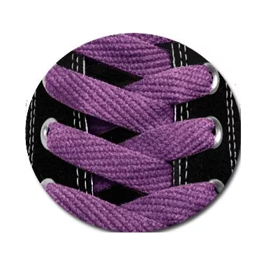 Lacets de chaussures violets et plats, boutique de vente…