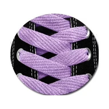 Lacets de chaussures violets lavande et plats, boutique de…