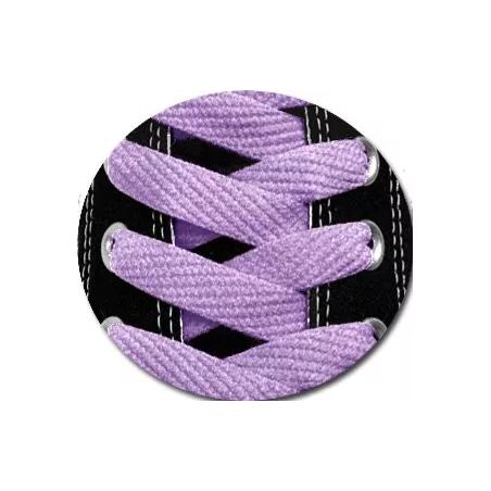 Lacets de chaussures violets lavande et plats, boutique de…