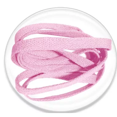 Lacets de chaussures roses pâles plats fantaisie, boutique…