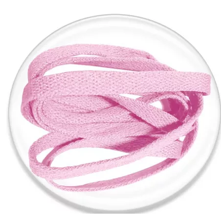 Lacets de chaussures roses pâles plats fantaisie, boutique…