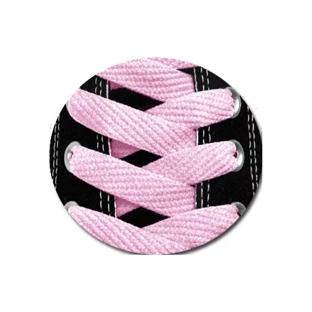 Lacets de chaussures roses pâles plats fantaisie, boutique…