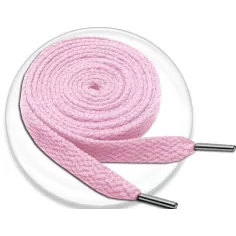 Lacets de chaussures roses pâles plats fantaisie, boutique…