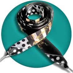 Lacets satin large foulard : 3&nbsp;couleurs pour vos chaussures