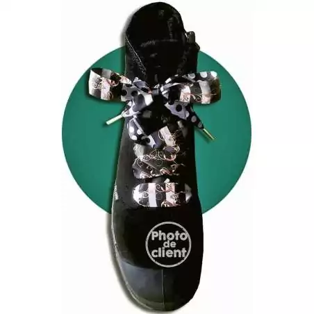 Lacets satin large foulard : 3 couleurs pour vos chaussures Lacets satin large foulard : 3 couleurs pour vos chaussures