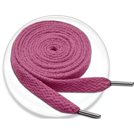 Lacets chaussures couleur rose framboise fantaisie en…