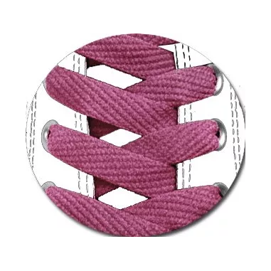 Lacets chaussures couleur rose framboise fantaisie en…