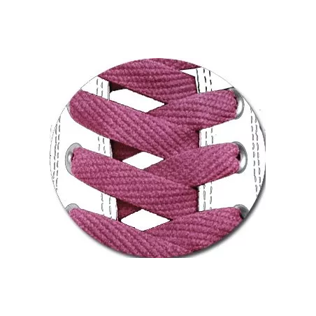 Lacets chaussures couleur rose framboise fantaisie en…