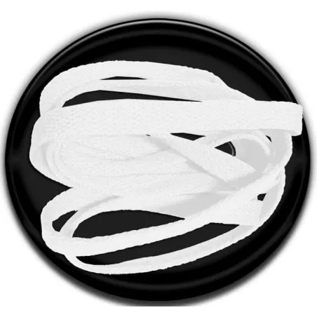 Lacets de chaussures blancs plats fins et fantaisie,…