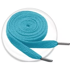 Lacets en bleu lagon pour vos chaussures
