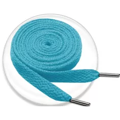 Lacets bleus lagon fantaisie et plats femmes hommes dans…