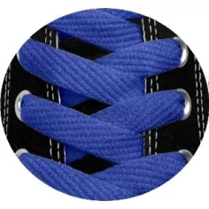 Lacets en bleu électrique / royal. pour vos chaussures 2