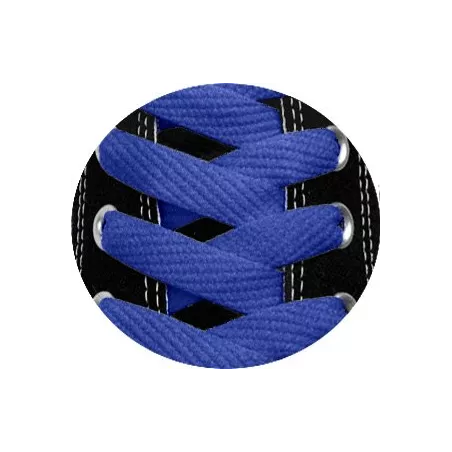 Lacets bleu royal électrique fantaisie et plats, boutique…