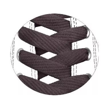 Lacets de chaussures marron chocolat et plats, boutique de…