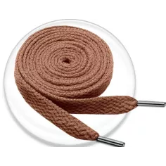 Lacets de chaussures marron caramel et plats, boutique de…